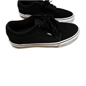 Vans All Black Sneakers Shoes Laces Size 6.5 NWOT